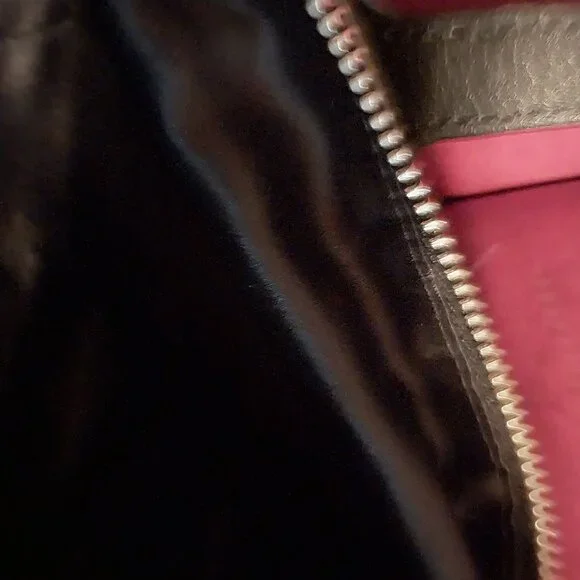 Coach Taylor OP Art Satchel Handbag Double Handle Black Purse - Picture 9 of 9